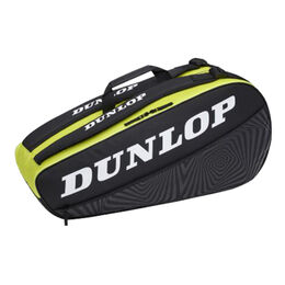 Tenisové Tašky Dunlop D TAC SX-CLUB 6RKT BLACK/YELLOW